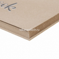 Скетчбук А5 20х20см 30л 170г/м2 "День-ночь" евроспираль, крафт, жесткая подложка 072410 от магазина "Карандаш"