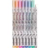 Набор гелевых ручек 8цв 0,8мм "Sketch&Art. Uni Write. Metallic" чернила металлик, корпус Soft Touch от магазина "Карандаш"