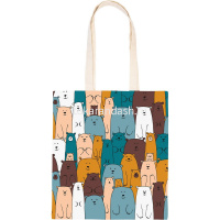 Раскраска на сумке "Милые медвежата" (шоппер 35х40см, краски 5шт., кисть) RWCB-010 от магазина "Карандаш"