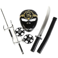 Набор оружия "Ниндзя" 6 предметов 58х28см пластик, в блистере T307-D3686/RZ1313 от магазина "Карандаш"