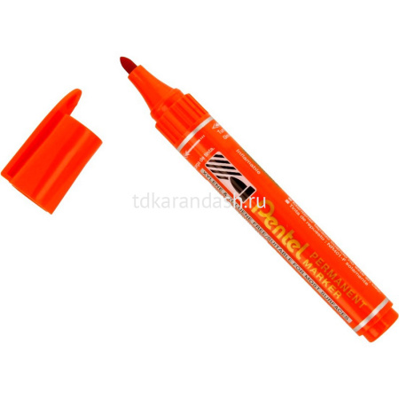 Маркер перманентный "Extra Large" оранжевый, пулевидный наконечник, толщина линии 1-4мм N450FF-3 от магазина "Карандаш"