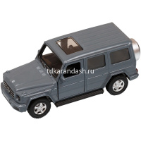 Машина "Mercedes-Benz G350d" серая, инерционная, металл 17,5см (свет, звук, откр.двери) JB1251222 от магазина "Карандаш"