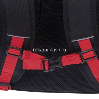 Рюкзак "Смешарики" 38х29х14,5см, 600гр, 2 отделение, 3 кармана, черный 085196 от магазина "Карандаш"