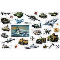 Альбом с наклейками "Для мальчиков" А4 12л на скобе 400 наклеек 12Ан4_12639/035614 от магазина "Карандаш"