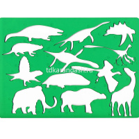 Трафарет пластиковый 26*19см "Животные" FD090043 C34970 от магазина "Карандаш"