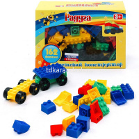 Конструктор "Радуга" 34х22х14см 162 детали пластик ПИ000028 от магазина "Карандаш"