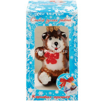 Ёлочное украшение "Медвежонок с бантом" h-9см в подарочной упаковке ФУ-137 от магазина "Карандаш"