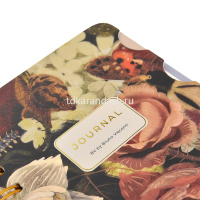 Записная книжка А6 120л "Art journal. Lush Bouquet" линия/точка, на спирали,с разделителями 3-568/15 от магазина "Карандаш"
