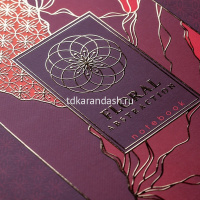 Тетрадь А4 80л клетка "Абстракция" на гребне 3D фольга матовая ламинация 2 дизайна 067910 от магазина "Карандаш"