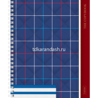Тетрадь А5 96л клетка "Джентльмены" на спирали матовая ламинация 4 дизайна 96Т5лтВ1гр/068615 от магазина "Карандаш"